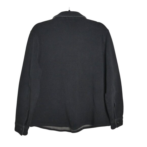 Vince Coastal Blue Double Knit Button Up Shirt Jacket Mens Large - Picture 3 of 7